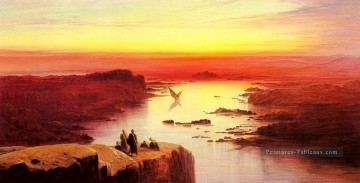  edward peintre - Une vue du Nil au dessus du paysage d’Aswan Edward Lear